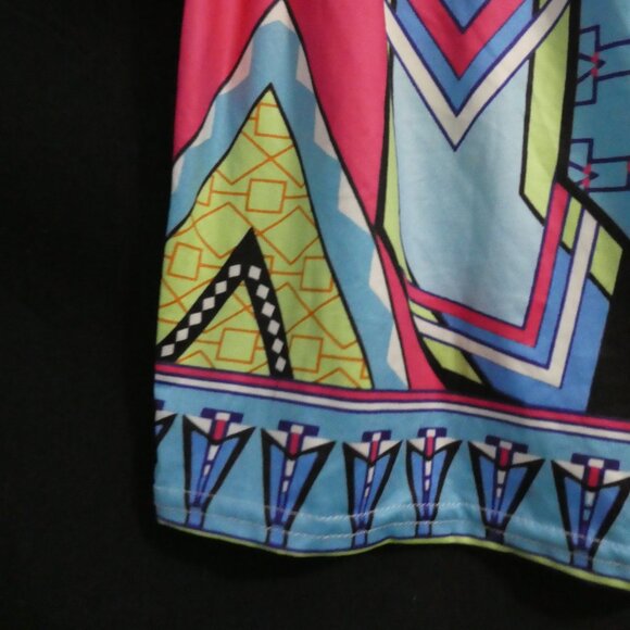 Colorful and Vibrant | Tribal Shorts | 13 inch waist measured - Picture 6 of 14